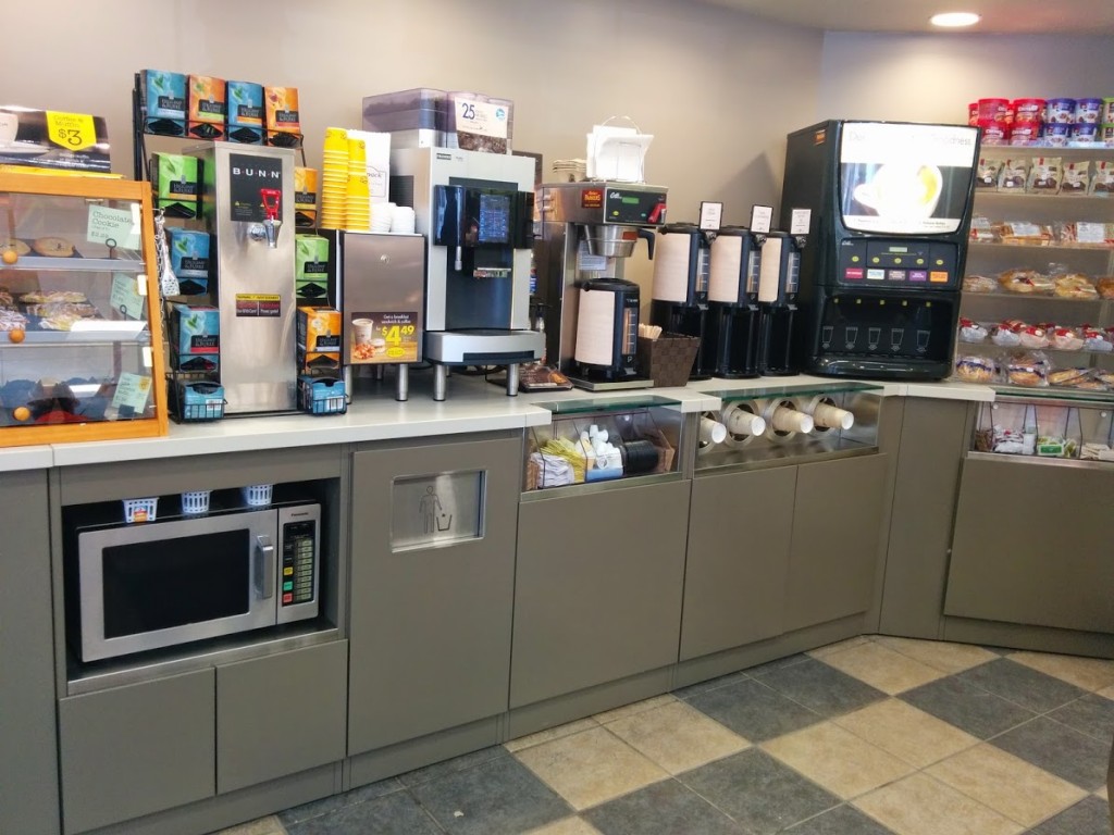 11. Convenience Store Coffee Service Counter