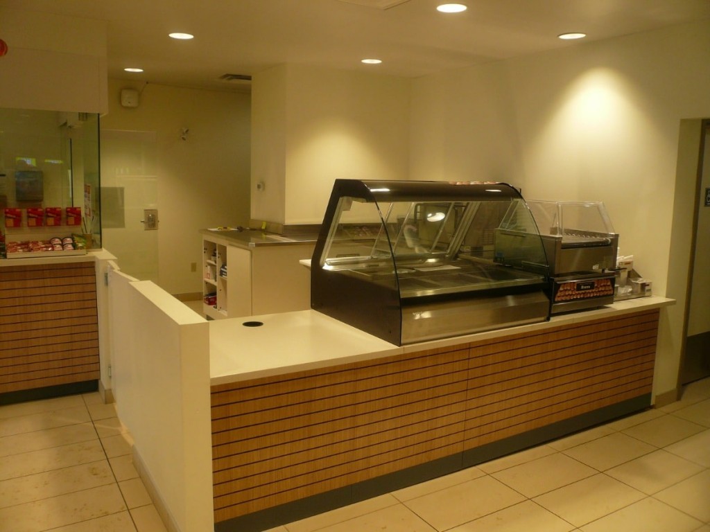 19. Food Service Counter with Cooler