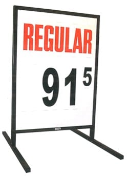 1b. MS-211 Curb-Side Fuel Pricing Sign - 58H x 39.25W x 40D