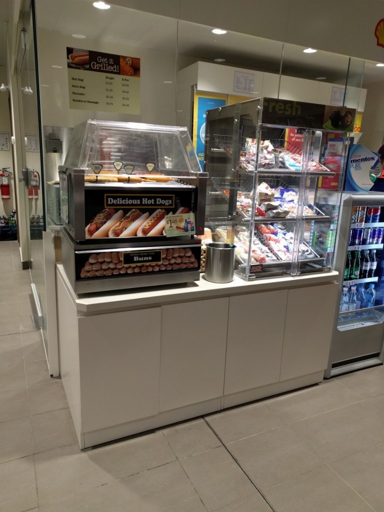 20. Food Service Counter at Cash Desk