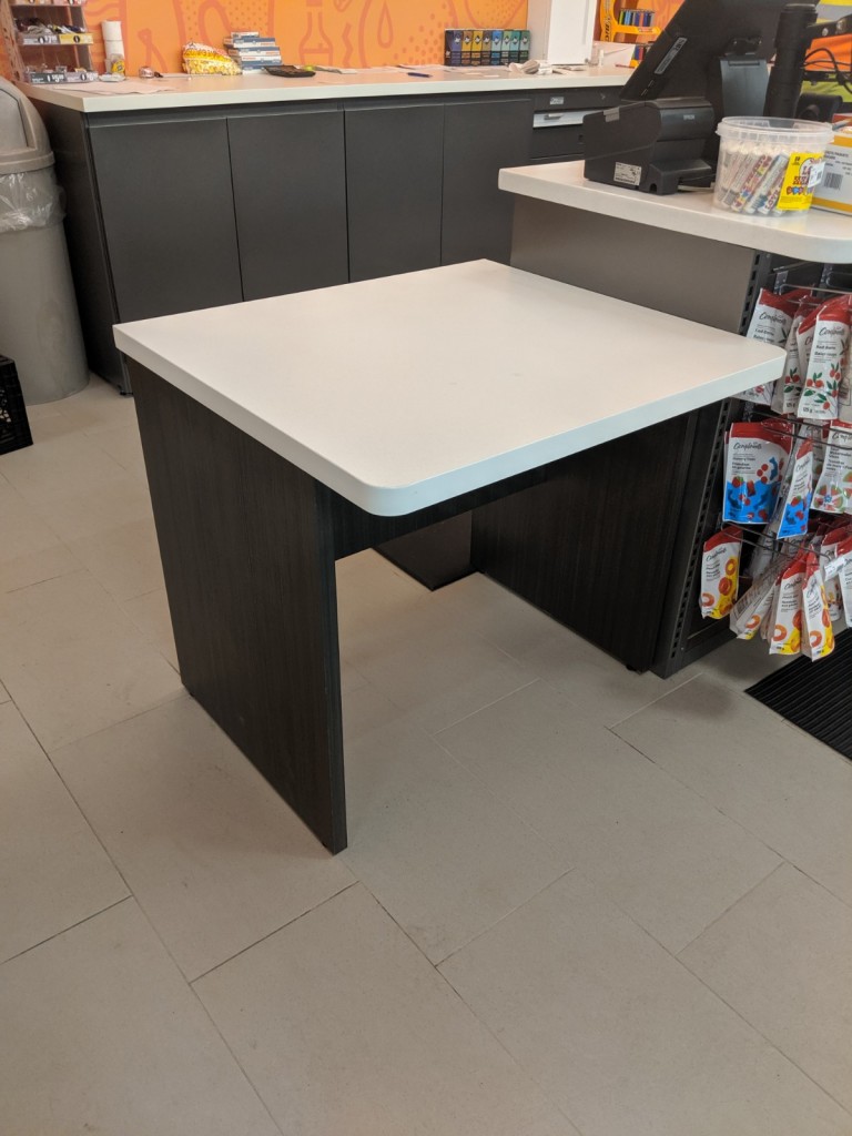 21. Access Height Desk at Cash Counter