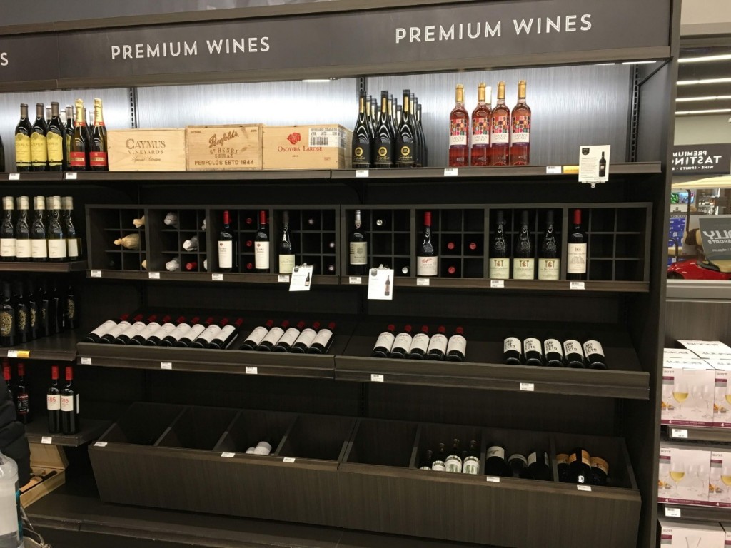 23. Premium Bottle Display