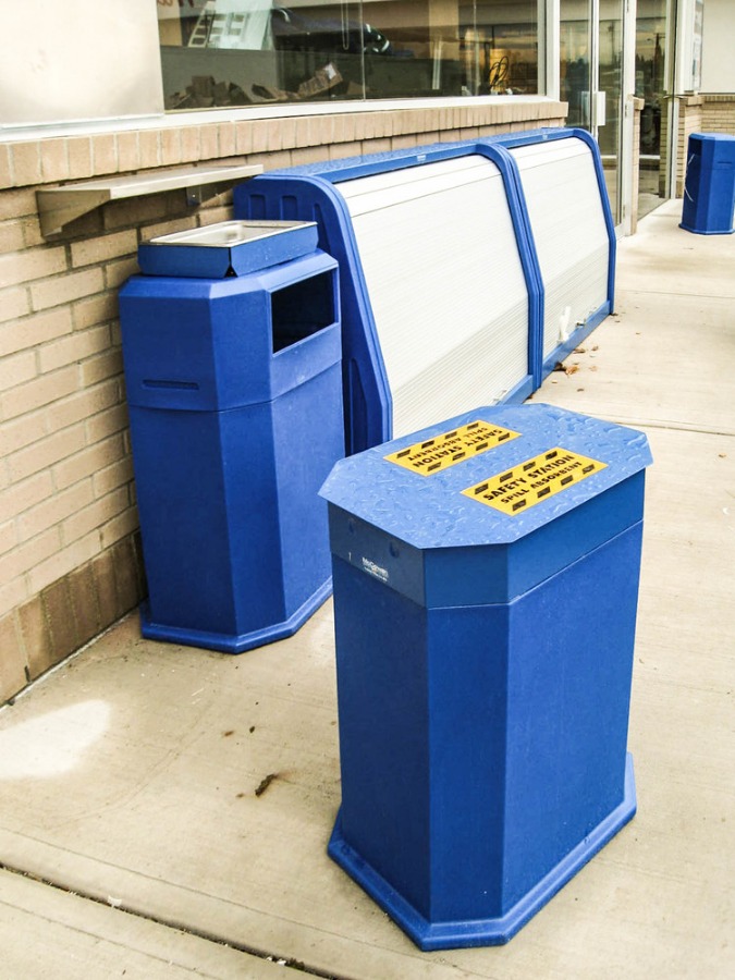 24. Utility Units and Merchandisers in Husky Blue