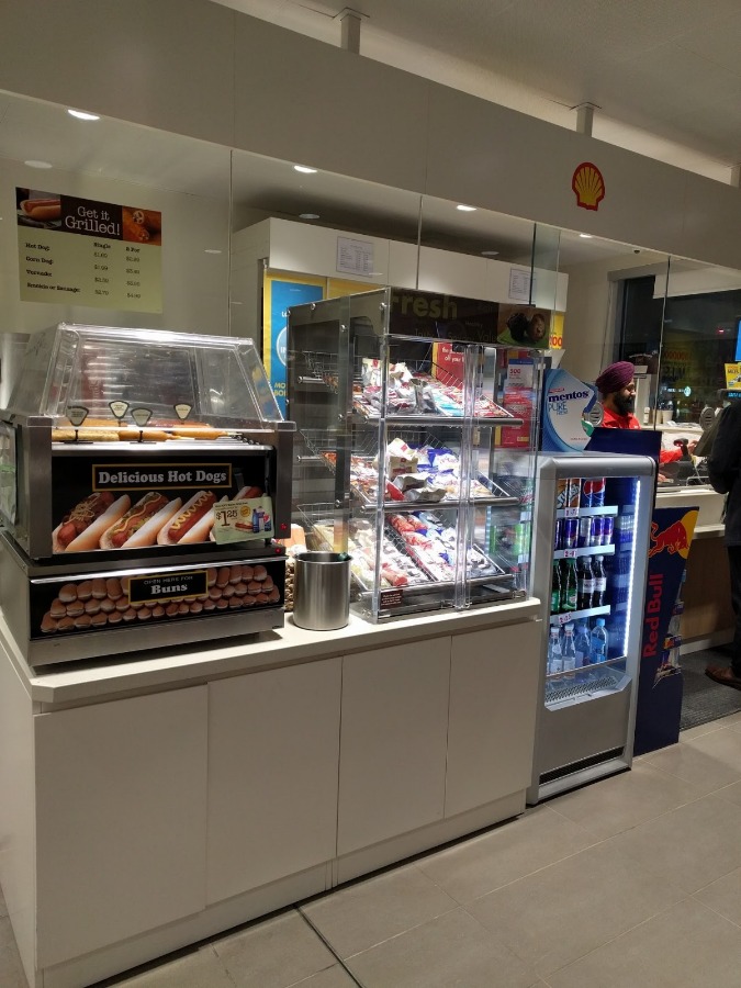 3. Convenience Store Food Service Counter with Pastry Display