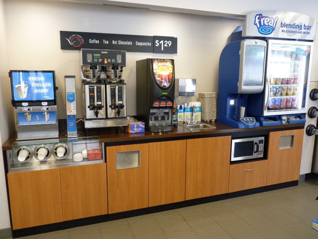 6. Convenience Store Beverage Service Counter