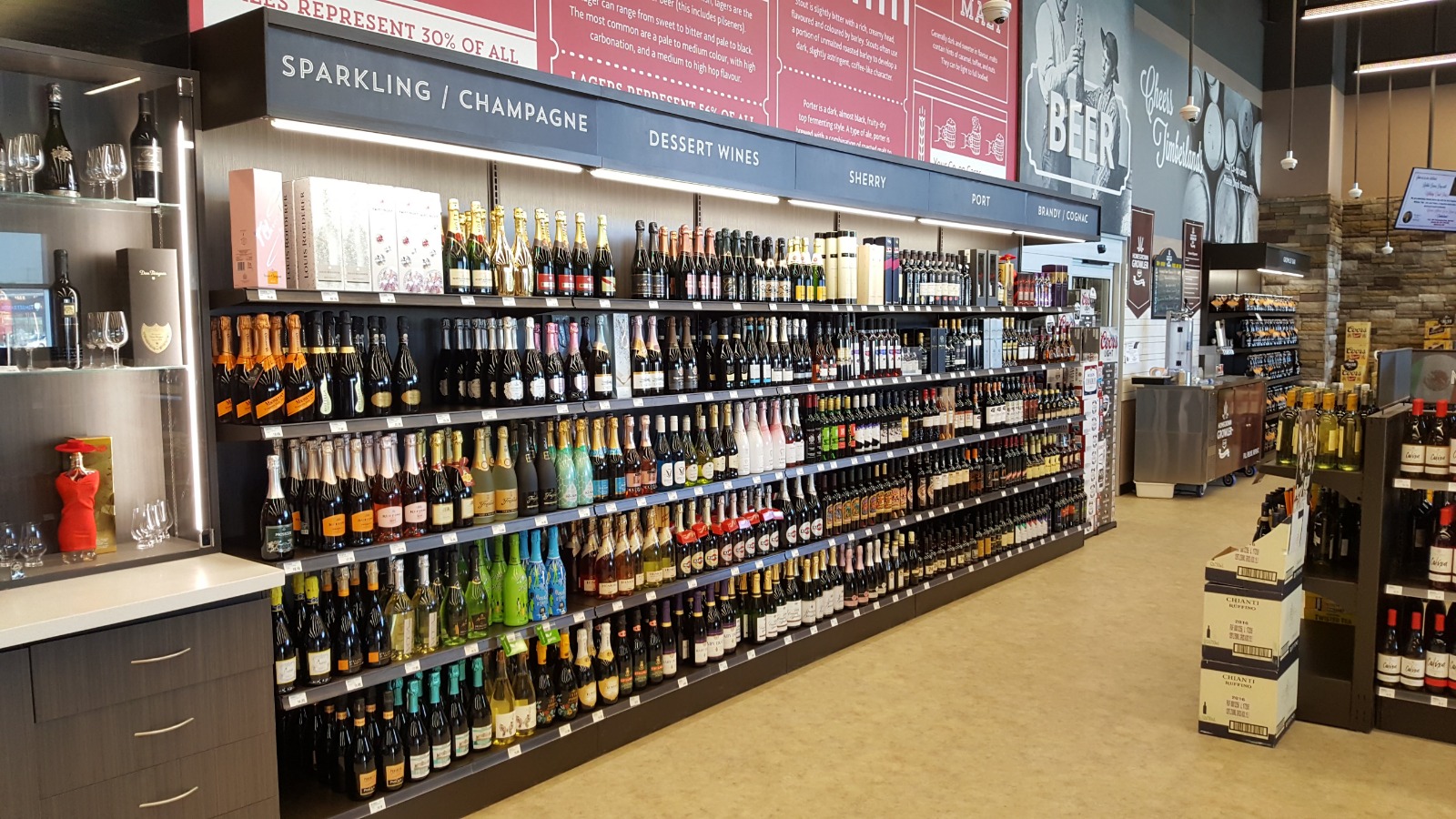 Liquor Wine and Beer Retailing Fixtures McCowan Store Fixtures