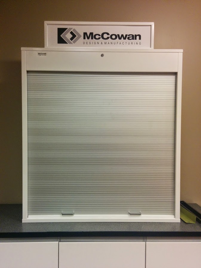 MM-2052-48 Secure Counter Top Tobacco Cabinet - Door Closed