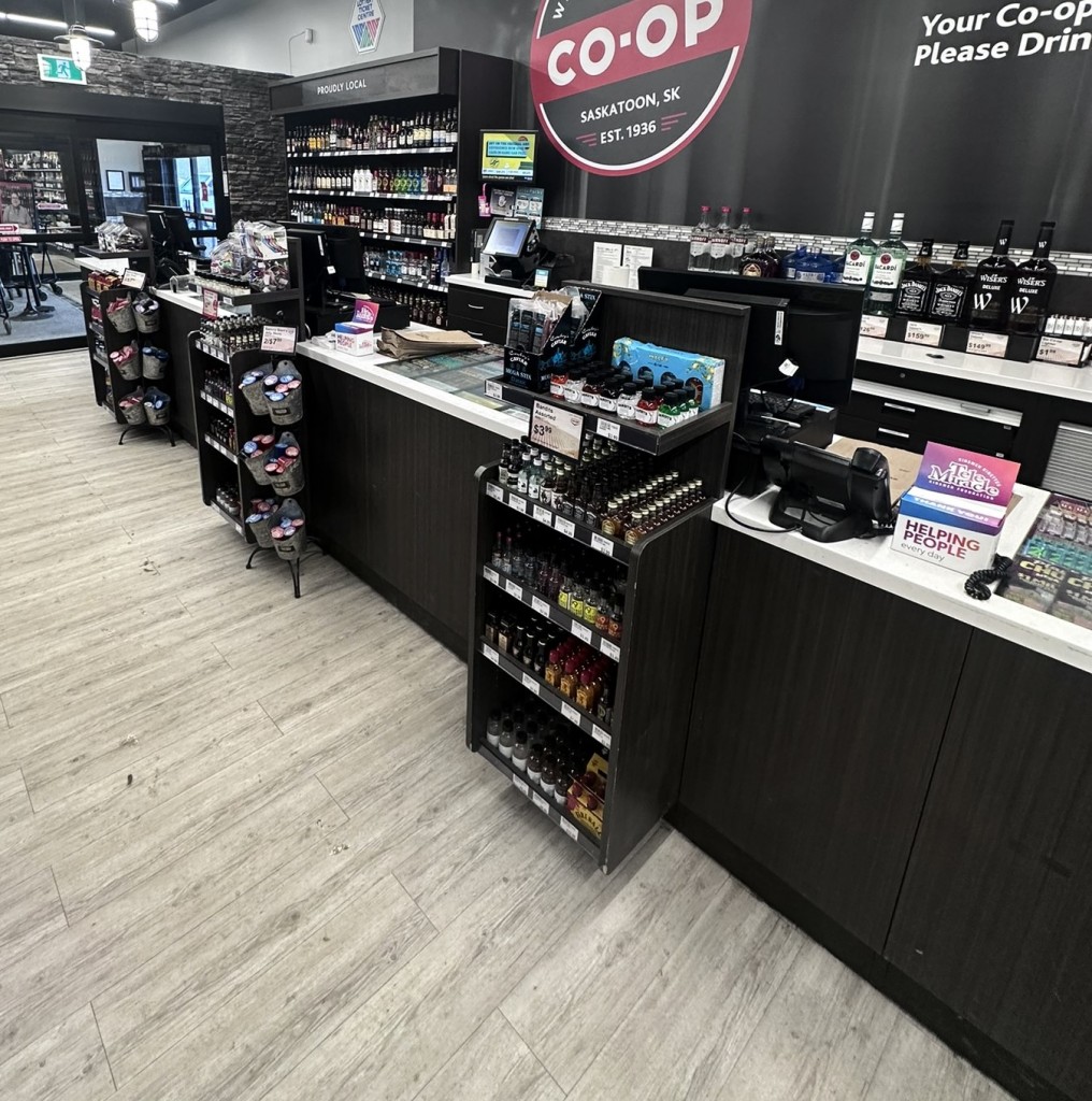 Liquor Store cash desk